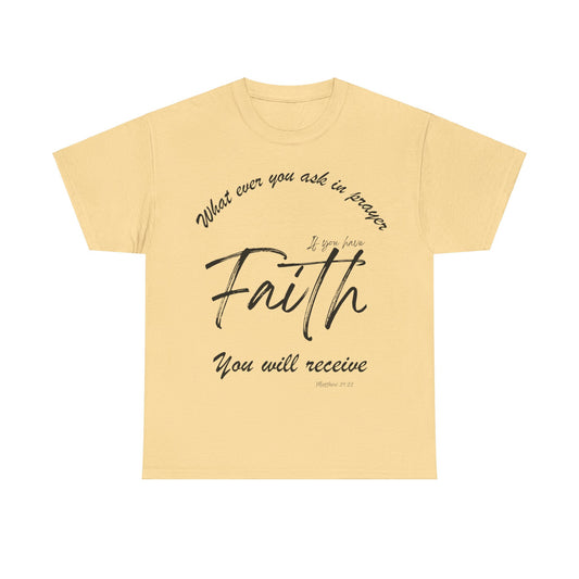 Faith shirt, bible verse t-shirt, religious t-shirt, spiritual tee, gospel shirt, sacred shirt, holy shirt, churchly shirt, holy shirt