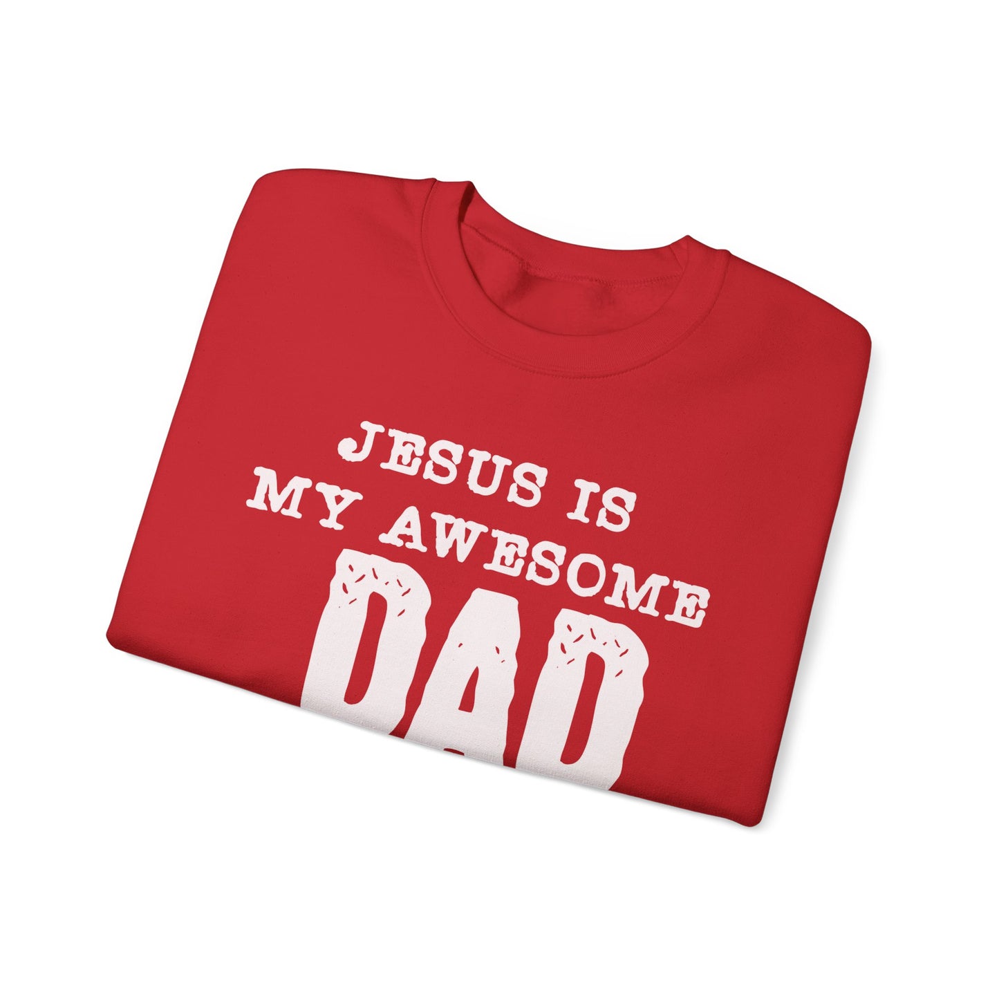 Jesus sweater,  my awesome Dad shirt, Believer shirt, christian believer sweatshirt, christianity shirt,  keep warm shirt, holy shirt