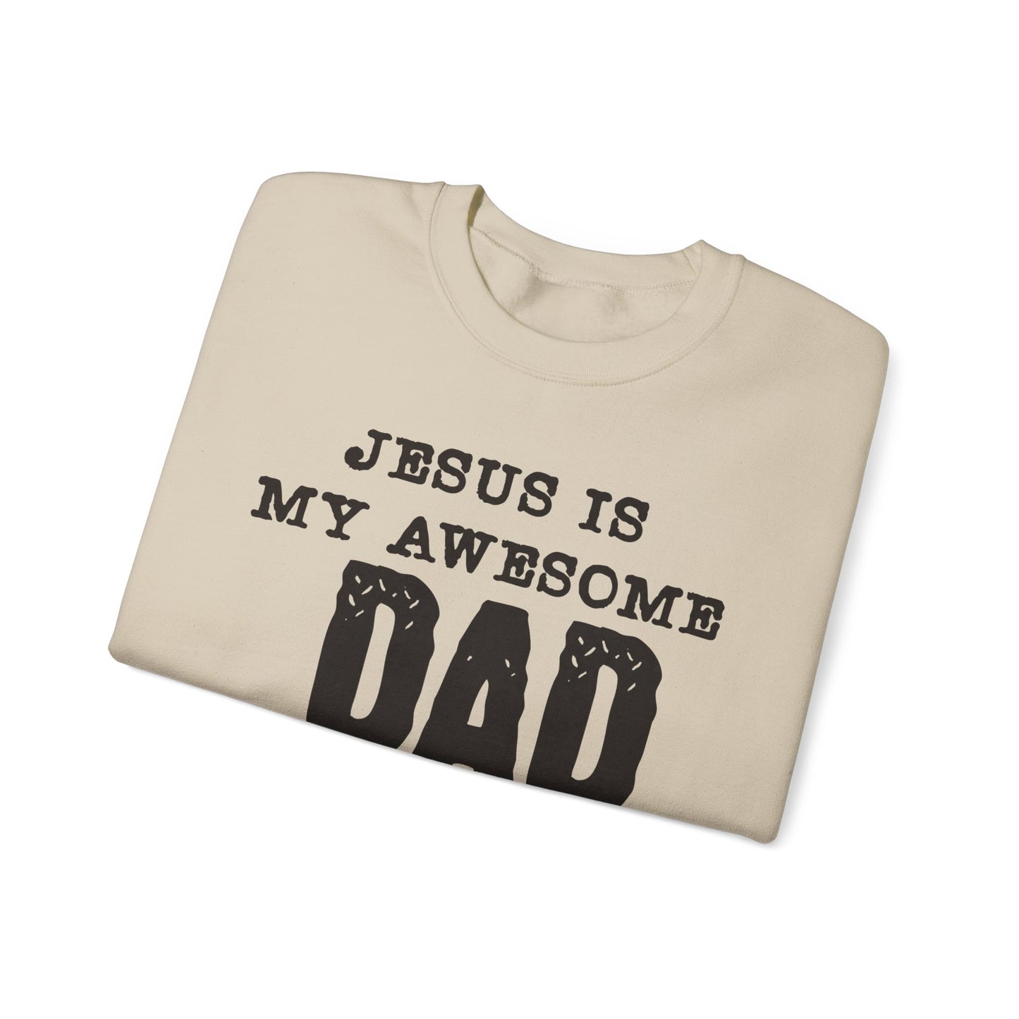 Jesus sweater,  my awesome Dad shirt, Believer shirt, christian believer sweatshirt, christianity shirt,  keep warm shirt, holy shirt