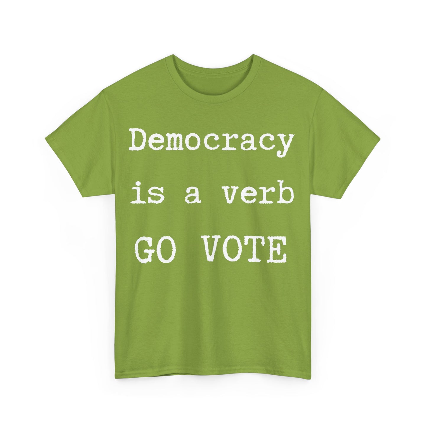 Democracy shirt, Go Vote Unisex tee.  Political T-shirt, Voters shirt , change the country shirt, petition shirt, patriot shit, go vote tee