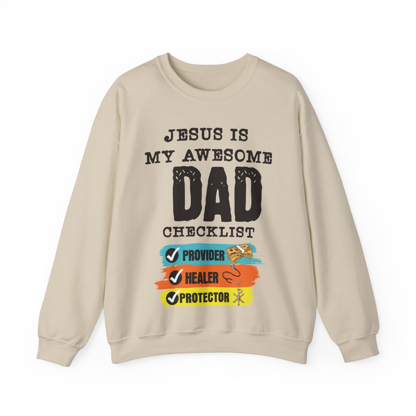 Jesus sweater,  my awesome Dad shirt, Believer shirt, christian believer sweatshirt, christianity shirt,  keep warm shirt, holy shirt