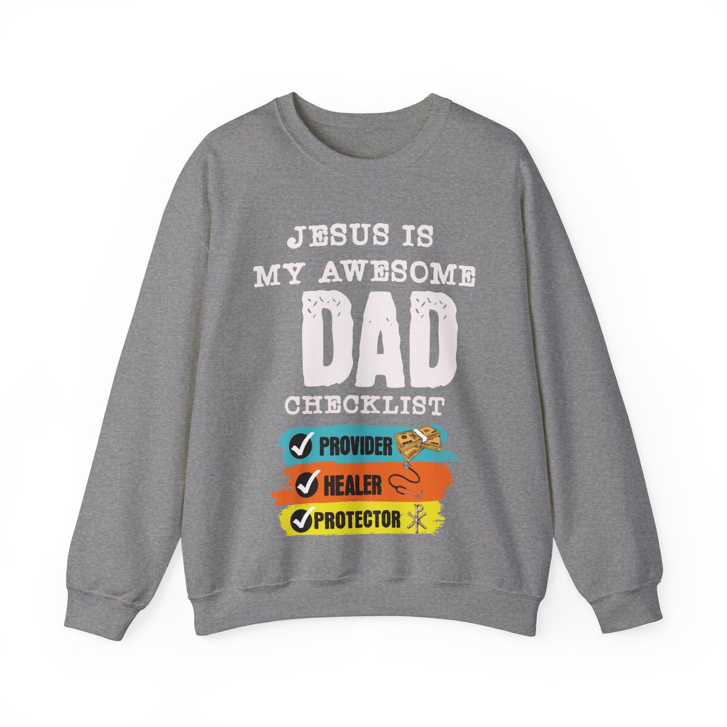 Jesus sweater,  my awesome Dad shirt, Believer shirt, christian believer sweatshirt, christianity shirt,  keep warm shirt, holy shirt