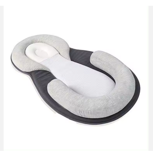 Innovative Portable Baby Bed with Advanced Head & Body Support. Keep Your Newborn from Rolling Over. Used to Protect & Reduce Baby from Flat Head Syndrome, Colic, Indigestion and Breathing Issues